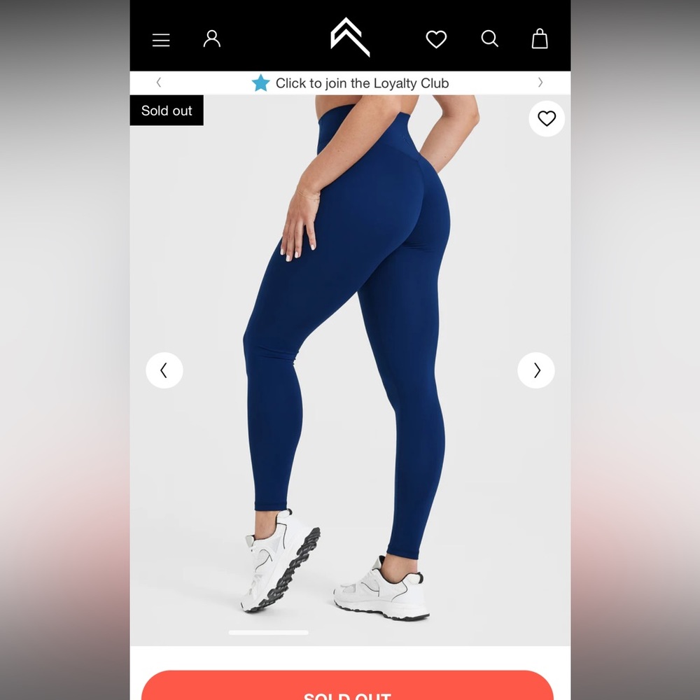 BNWT - Oner Active Timeless Leggings XS in Midnight